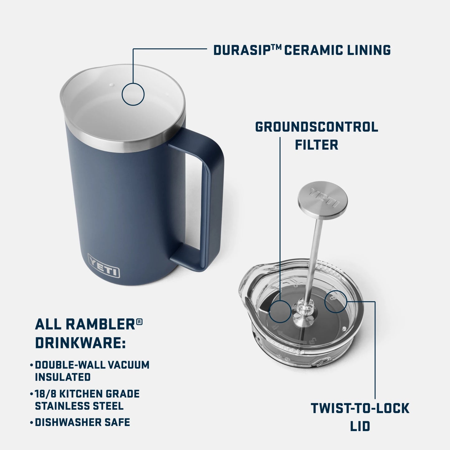 34 oz French Press - US 0541