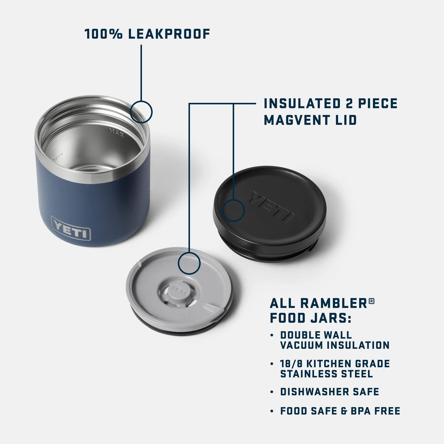 8 oz Insulated Food Jar - US 2443